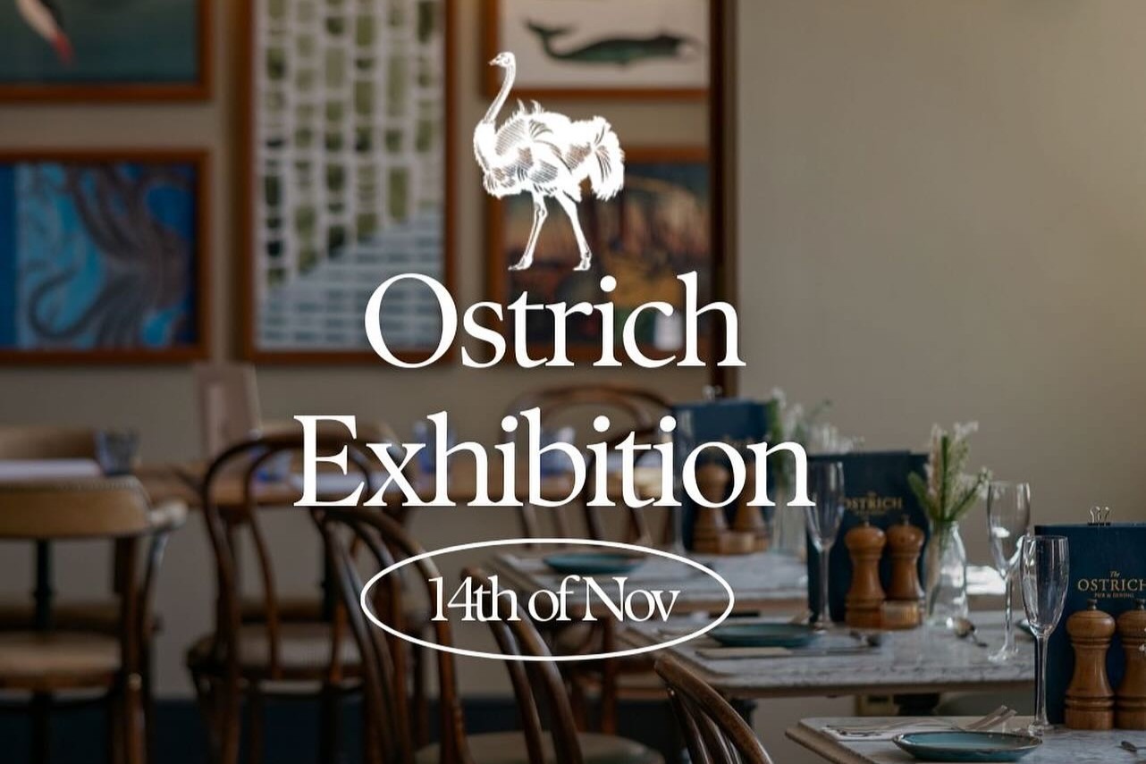 Ostrich art exhibition